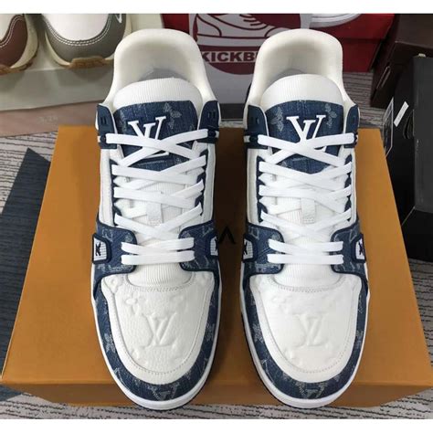 scarpe lv sneakers|lv sneakers blue and white.